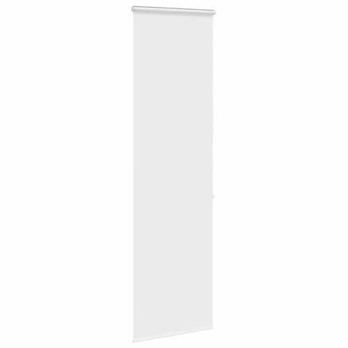 Gecheer Duschrollo mit Kassette 80x240 cm Stoffbreite 76 cm wasserfestes PEVA Material platzsparend aufrollbar Aluminium Schiene für Badezimmer
