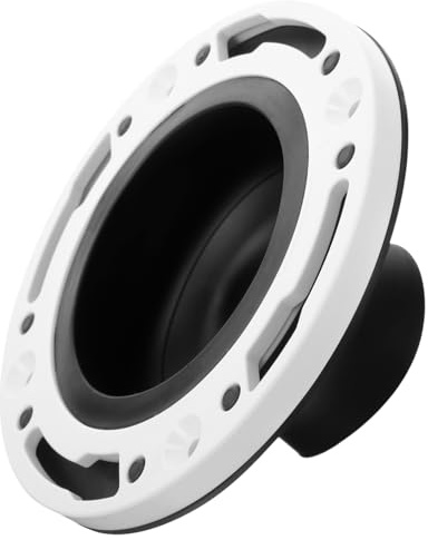 VILLCASE Plastic Toilet Flange Extender Repair Flange Replacement for Cistern Parts