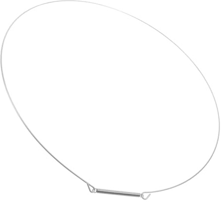 Türdichtungs Federklemme für Waschmaschinentür, 31cm, Silber | Stahlklemme für Sicheren Halt, Verhindert Wasserleckage, Passendes Zubehör für Waschmaschinen