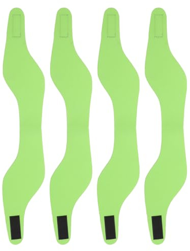 SUPVOX 4 Pezzi Fascia Regolabile per Orecchie da Nuoto per Adulti Uomo Donna Protezione Antiacqua per Immersioni Surf Piscina e Spiaggia Verde