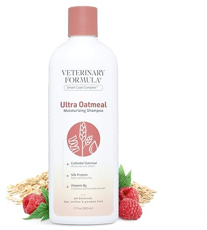 Veterinary Formula Smart Coat Ultra Oatmeal Moisturizing Dog Shampoo, 17oz