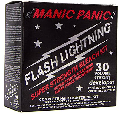 Manic Panic Flash Lightning® Bleach Kit (30 Volume Cream Developer)