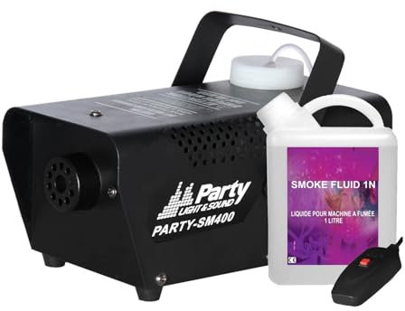 Machine a Fumee 400 W - Telecommande + Bidon Liquide 1 Litre