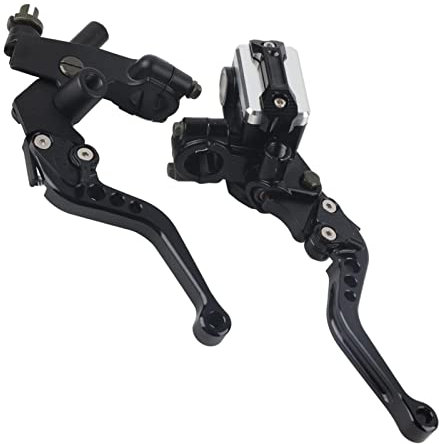 Broco Leva del freno del motociclo, 1 coppia 7/8 (22mm) Leve del serbatoio della frizione universale del motociclo
