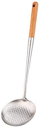 Skimmerlöffel,17inches Schaumlöffel,304 Edelstahl Wok Skimmer