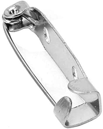 30 Stück Premium Broschennadeln Silber in den Größen - 16mm bis 45mm wählbar - Anstecknadeln Sicherheitsnadeln Metall Edelstahl für Schmuck- und Handarbeiten Broschennadel Sicherheitsnadel (30, 16mm)