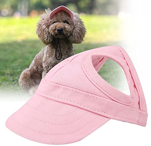 Verstellbare Pet Baseball Cap Sonnenschutz Canvas | Schirm schützt Augen vor UV-Strahlung bei Lichteinfall, Leichtes Canvas, Hundekappe für Outdoor-Reisen Spaziergänge