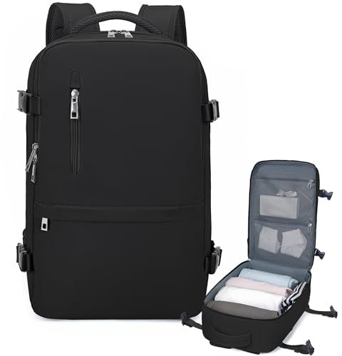 Xkdoai Handgepäck 40x20x25 für Ryanair, Flugzeug Reiserucksack Underseat Carry On Luggage Reisetasche Backpacker Rucksack Cabin Bag für Frauen Männer