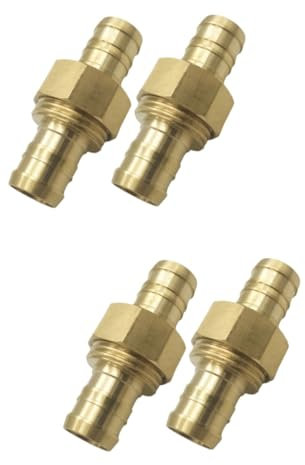 Uonlytech 4stücke Garten Schlauchanschlüsse Robuste Wasserstecker Für Garten Haushalt Und Industrie Leicht Tragbar Einfache Installation Leckfrei Kompatibel Mit Allen Gängigen