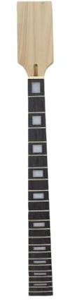 YoungMonic Bassgitarren-Hals, 22 Bünde, 76,2 cm, Ahorn-Palisander-Griffbrett-Block, DIY-Paddelkopf (22 Bünde, 76,2 cm)