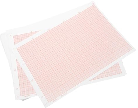 ULDIGI Papel Cuadriculado Arquitectónico A4 100 Hojas Papel de Dibujo Práctico para Estudiantes Precisión y Coordenadas Matemáticas Uso Escolar y Arquitectónico