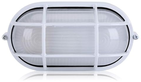 arlote Hammam de Sauna Ovale Rond ExtéRieur à Haute Luminosité dans Le Sol pour Escalier, Patio, Jardin (à L'Exclusion des Ampoules)