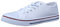 Urban Jacks Women's Canvas Trainers – Classic Low-Top Casual Plimsoll with Rubber Toe Cap-White-6