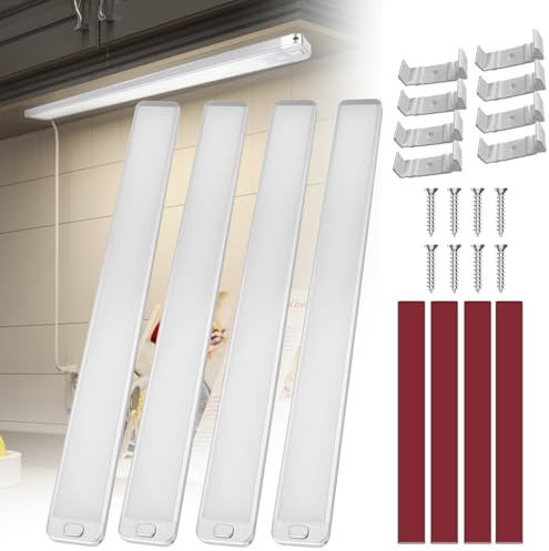 Chelhead 4 Stück 12V LED Lichtleiste 228 LEDs 2000lm Wohnmobil | 42cm 10W LED Lichtleiste Innenraumleuchte mit 228 LEDs, 2000lm und Ein-/Ausschalter. Ideal für Wohnmobil, Auto, LKW und Boot