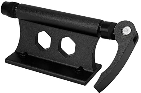Support de Fourche de vélo, Support Universel en Alliage d'aluminium pour Toit de Voiture, Maintien sûr, Transport sécurisé sur camions, SUV et véhicules (Noir)