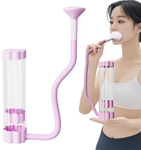 Entrenador Pulmonar Para Atletas - Ejercitador Respiratorio | Equipo De Musculación Portátil Para Gimnasio Casa Viaje Unisex