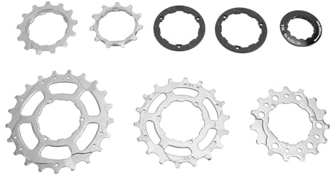 Cykelkassett Kedjehjul Svänghjul 5-växlad rostfritt stål Aluminiumlegering Smidig cykelcykeldelar för -cyklar