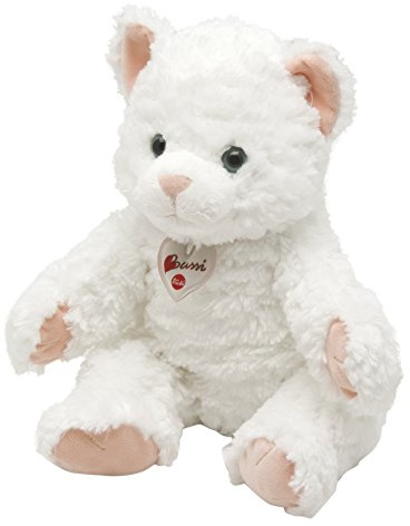 Trudi 11015 - Katze Maxi, Plüsch, 38 cm, weiß
