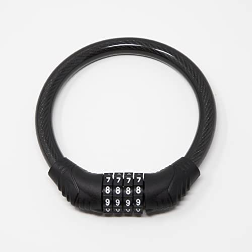 Urban August Refrigerator Lock for Kids & Adults, 4-Digit Code Fridge Lock for French-Door Refrigerators, & Versatile Cabinet Lock (Small, Black 2 Pack)