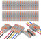 Flintronic Conectores de Cable, 80 Piezas Connection Terminals con Palanca de Accionamiento, Abrazadera de Conductor, Bloques de Conexión Eléctrica, Pueden Combinar Libremente