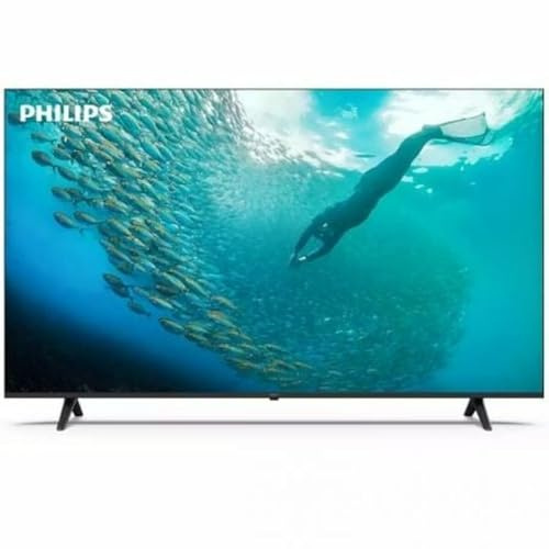 Philips 75PUS7009 4K LED Smart TV - 75-Zoll Display mit Pixel-präziser Ultra HD Titan OS Plattform und Dolby Atmos-Klang. Funktioniert mit Alexa und Google Sprachassistent – Schwarz