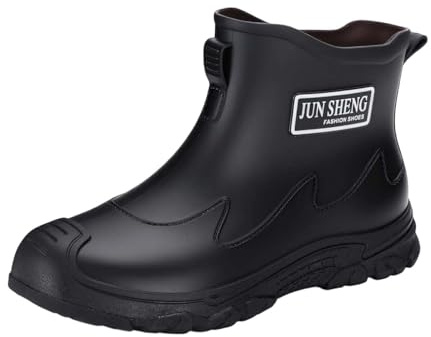 Bottes de pluie classiques durables avec tige haute en caoutchouc – Convient pour un usage quotidien en cas d'humidité