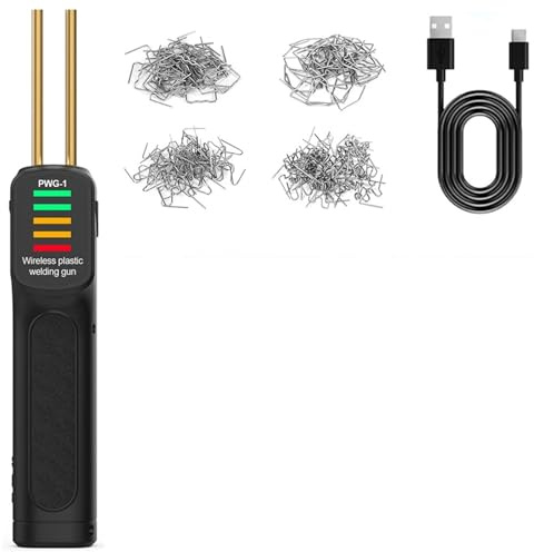 Soldadores Máquina de soldadura de plástico de 300 W, 200 piezas, grapadora caliente, soldador, pistola de calor, kit de soldadura de plástico pistola de soldagem de plástico