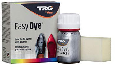 TRG The One Easy Dye, Farbe zur Wiederherstellung der Lederschuhfarbe, Silber (402 Antique Silver), 25 ml
