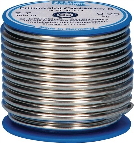 Felder Fittingslot 250g D.2,7mm Sn97% Cu3% 149727201