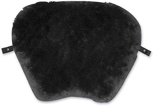 Skwoosh Mid Size Fit Motorcycle Pad Seat Cushion with Genuine Natural Sheepskin Cover and Patented Gel Inserts for Sitting Comfort and Pressure Relief