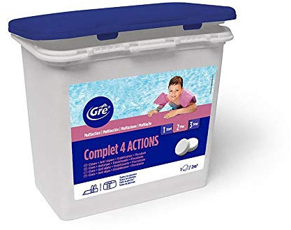 Gre 76032 - Trattamento 4 Azioni 1kg, pastiglie da 20g