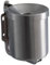 MEDIALINTERNATIONAL Posacenere, in Acciaio Inox Satinato, Multicolore, Dimensioni: Ø 13,5 x H11cm-0,5Lt