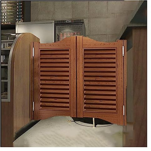 Seitliche Flügeltür Aus Massivem Holz, Vorgefertigte Seitliche Flügeltür For Coffeeshops, Seitliche Flügeltür Im Retro-Wohnzimmer Aus Denim, Geeignet For Bar- Und Küchentreppen ( Size : W135cmxH90cm(5