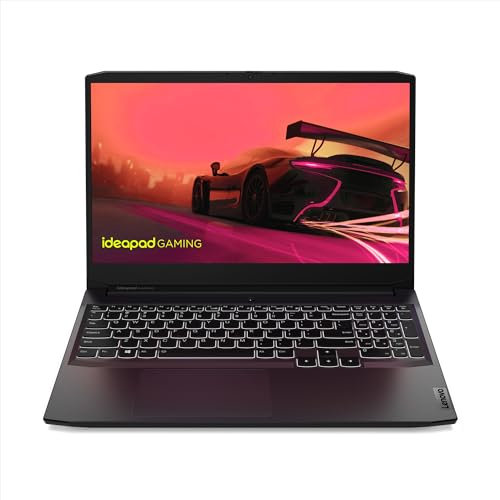 Lenovo IdeaPad Gaming 3 15ACH6 - Ordenador portátil FHD de 15,6 Pulgadas (AMD Ryzen 5 5500H, RAM 16 GB, SSD 512 GB, NVIDIA GeForce RTX 2050-4 GB, sin Sistema operativo), Color Negro