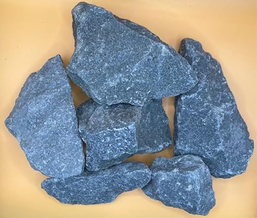 Piedras XL HCommerce, piedras de sauna prelavadas, piedras calefactoras finlandesas, piedras de vapor 55-130 mm (5 kg)