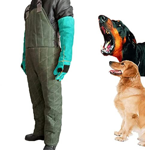 Schutzkleidung für Trainingshunde, Professioneller Bissfester Vollbeißschutzanzug Für Das Hundetraining, Körperschutzjacke Für Das Polizeihundetraining,S