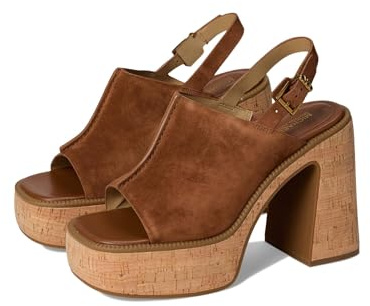 Michael Kors Leia Platform Sandal, Dam, 38.5 EU, Bagage, 38.5 EU
