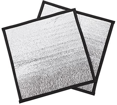 DRESSOOS Heizkissen Für Haustiere Multifunktional 30x30cm Reflektierende Folie Selbstwärmend Terrarienpad Für Reptilien Schildkröten Schlangen Und Kleine Haustiere