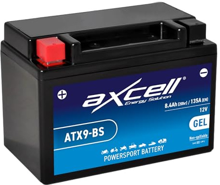 AXCELL Batterie 12V YTX9-BS GEL 50812 passend für KTM 640 E LC4 1998-2006
