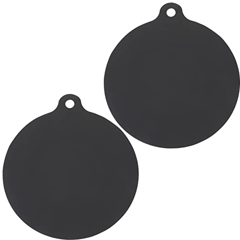 HEALEEP Silicone Induction Cooktop Mat Heat Resistant Protective Countertop Pad Non-slip Oil-proof Round 160x190mm 2pcs Kitchen Supplies