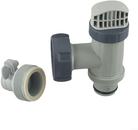 Opatiny Pool Plunger Valve Replacement Parts for Intex Swimming Pool Filter System B-Type Hose Adapter Control Valve with Gaskets Compatible