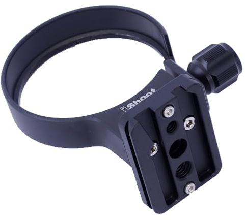 Tripod Mount Ring Lens Collar Support Compatible with Sigma 16-300mm F3.5-6.7 DC OS (E/X/L/RF Mount), Metal Lens Holder Bracket Bottom is Arca-Swiss Fit Quick Release Plate for Arca Clamp &Stabilizer