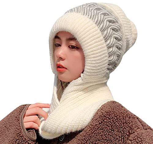Generisch Balaclava Damen, Sturmhaube Schlauchschal Balaclava Damen Winter Wärmer Skimaske Wasserdicht Winddicht Sturmmaske Thermal Maske Kapuzenschal für Radfahren, Snowboarden, Skifahren, Motorrad