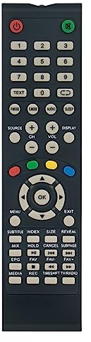 VINABTY Télécommande remplacée Convient pour PROLINE Polaroid Oceanic Dual DL-32HD001 DL-32HD003 DL-40FHD-001 L3937HD L2440HD L5579UHD TQL39FHDPR00001 TQL55UHDPR006 OCEALED32BG OCEALED320917B7