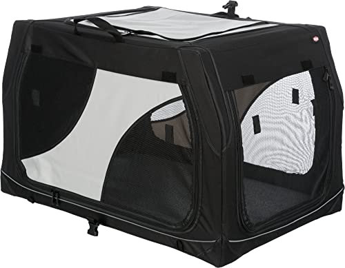 TRIXIE Hundebox Vario, 76x48x51 cm – komfortable Hundebox für kleine bis mittelgroße Hunde – gemütlicher Rückzugsort für deinen Vierbeiner – sicher & hochwertig - 39722