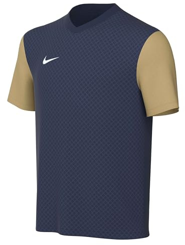 Nike Mixte Enfant NK DF Tiempo Prem II JSY Jersey, Bleu Marine/Doré, 12-13 EU