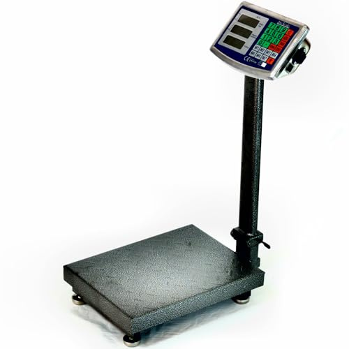 BILANCIA ELETTRONICA CON DISPLAY DIGITALE PROFESSIONALE RICARICABILE BILICO BASCULA MAX 300 KG