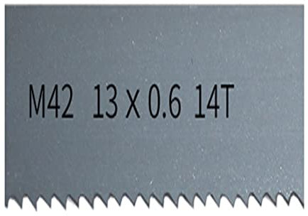 BomDog Bandsägeblätter, M42 Bandsägeblätter Bimetall 1/2 Sägeblatt 1 Stück Zum Schneiden Von Hartholz, Metall/14T/1790Mm