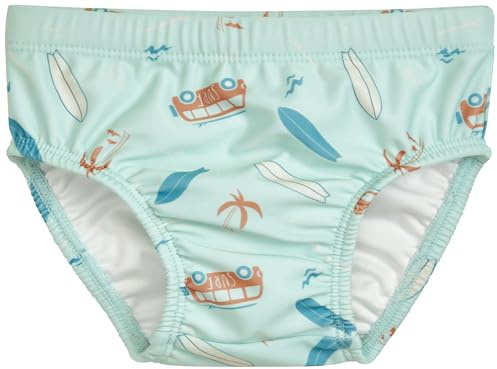 Playshoes Badewindel badblöja för spädbarn och småbarn, surfbuss, 62–68, unisex baby