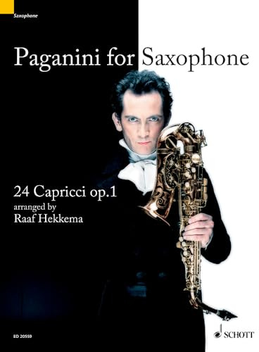 Paganini für Saxophon: 24 Capricci. op. 1. Sopran- oder Alt-Saxophon solo.